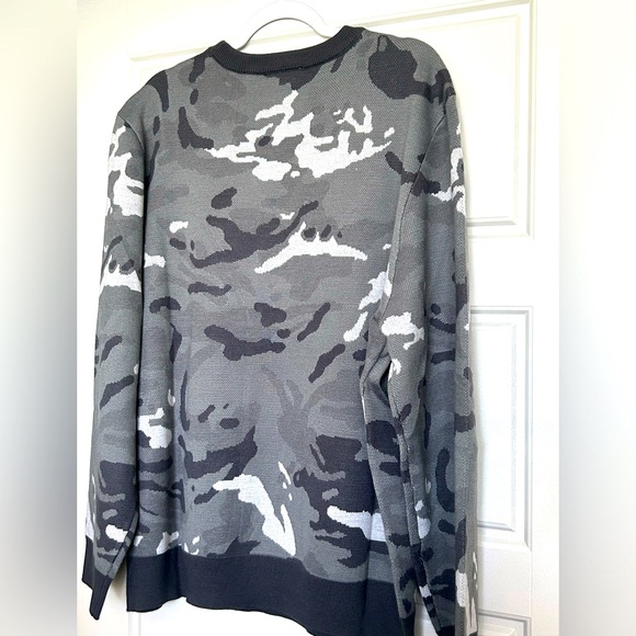 NEW HARLEY DAVIDSON 96310-23VM Men's XL SWEATER GREY CAMO - Picture 6 of 8